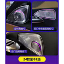品为适用奔驰E300L C260L GLC旋转高音喇叭GLE S氛围灯柏林之声音响改 24-26款E级【前旋转高音+后旋转高音+前中音盖 奔驰专用