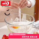 青苹果耐热玻璃碗和面盆沙拉碗加厚大号汤碗揉面盆2.6L大容量