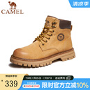 骆驼（CAMEL）大黄靴冬季情侣同款英伦风马丁靴男工装户外登山鞋 GE122W7757T 金黄色（男款） 41