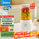 美的（Midea）【国家补贴】榨汁料理机榨汁杯多功能易清洗家用小型搅拌机小米糊果汁机婴儿辅食机MJ-WBL2501B