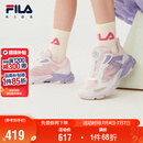 FILA斐乐童鞋儿童运动鞋2025夏季中大童男女太空舱透气跑步鞋