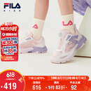 FILA斐乐童鞋儿童运动鞋2025夏季中大童男女太空舱透气跑步鞋