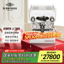 LA MARZOCCO辣妈lama咖啡机意式浓缩咖啡机全半自动家用小型打奶泡办公室商用micra白色