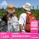 GREGORY格里高利NANO登山包徒步背包通勤轻便冲顶包双肩包-18L银绿色