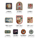 马登工装美式复古刺绣魔术贴章仔徽章趣味布贴胸徽配饰百搭装饰品勋章 全套10个（立减10元）