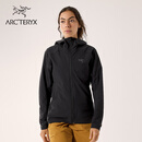 ARC'TERYX始祖鸟 GAMMA LIGHTWEIGHT HOODY 防风 女子 软壳夹克 Black/黑色 S