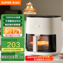 苏泊尔（SUPOR）空气炸锅不用翻面 家用全自动 可视5L大容量 蒸汽嫩 炸烤炸一体免翻面炸锅KD50D812A