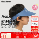 HeyBetter儿童防晒帽UPF50+无顶遮阳帽遮脸防紫外线61儿童节送礼盒装蓝色
