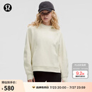 lululemon丨 Scuba 女士宽松款侧开口连帽衫 LW3IU6S 骨白 M /L