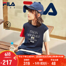 FILA KIDSx原田治联名系列斐乐儿童短袖T恤2025夏季大童上衣