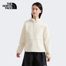 The North Face北面夹克女户外防风防泼水外套83T9 米白色/QLI XL