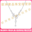 RSRDDYROOL轻奢品牌女士项链女紫藤花盛放项链银饰女款锁骨链生日礼物 紫藤花盛放项链(闪耀白)