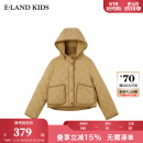 E·LAND KIDS衣恋冬季新品女童休闲立领双贴袋棉服 Beige米色/35 160 (S)