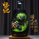 黑神话悟空国风苔藓微景观生态瓶造景创意桌面绿植高端礼物摆件 黑神话悟空景观黄杨版+定时植物