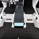 T9T9特斯拉model y配件专车专用脚垫Modely全包围地垫tpe汽车改装丫 T9高定脚垫白色6件套 焕新y