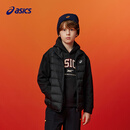 亚瑟士（asics）童装2025冬季男女童儿童三防科技羽绒马甲轻量保暖