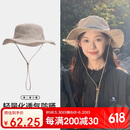 骆驼【小耶溪】户外防晒帽女渔夫帽徒步登山牛仔帽夏季遮阳帽子男