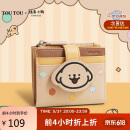 toutou礼物送女友女包线条小狗牛皮钱包卡包多卡位六一礼物实用生日礼物
