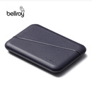 Bellroy送礼 澳洲 Flip Case 旅行皮革RFID防盗刷卡包零钱包送男友 海军蓝