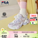 FILA斐乐童鞋儿童跑步鞋2025年夏季透气运动鞋男女中大童跑鞋