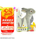 亮丽精美触摸书-小兔比利（中英双语）低幼认知绘本 幼儿启蒙仿真触感触摸书 【0-2岁】 宝宝绘本  省钱卡
