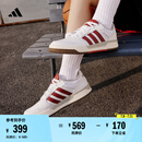 adidas ENTRAP休闲低帮运动板鞋男女少年感复古篮球鞋阿迪达斯 白色/红色     40