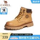 骆驼（CAMEL）大黄靴冬季情侣同款英伦风马丁靴男工装户外登山鞋 GE122W7757T 金黄色（男款） 41