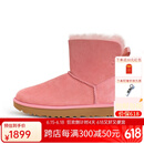 UGG 女士防泼水防污涂层雪地靴经典贝莉蝴蝶结短靴 1016501 pdw-黎明粉 38