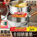 三四钢雪平锅316L不锈钢奶锅辅食小锅汤泡面煮锅20cm食品级一体成型加厚