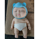 哈梵游大黑娃娃捏捏乐慢回弹减压神器超大号带衣服解压玩具无味 27厘米米色娃娃帽子裤子颜色随机