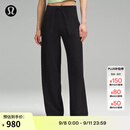 lululemon丨Throwback Still 女士运动长裤 亚洲版型 LW5FX9A 黑色 M