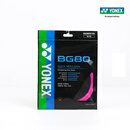 尤尼克斯（YONEX）羽毛球线 进口耐打型高弹性比赛训练yy球线 专业尼龙球线 霓虹粉 高弹耐打 BG80 日本产