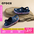 卡骆驰crocs洞洞鞋贝雅卡骆班轻便耐磨一脚蹬休闲鞋|205089 深蓝/辣椒红-4CC 43 (270mm)