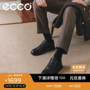 爱步（ECCO）正装鞋 增高牛皮休闲皮鞋男 雅仕男鞋系列207124 黑色42