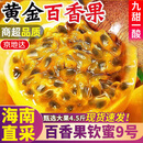 京地达海南黄金百香果钦蜜9号当季水果净重4.5斤单果80g+源头直发包邮