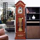 汉时（Hense） 实木机械落地钟德国进口机芯座钟客厅别墅豪华报时钟表HG1382 刺猬紫檀+德国赫姆勒八音机芯