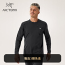 ARC'TERYX始祖鸟 RHO LT CREW NECK 男子 内层长袖上装 BLACK/黑色 M