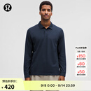 lululemon丨Pique 男士经典剪裁珠地长袖休闲衫 LM3F74S 海军蓝 M