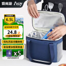 爱尚游（ASY）保温箱冷藏 6.5升保温袋母乳保鲜2-8度药品保冷包 便携饭盒便当包 保温包保温箱送餐箱 水果保鲜盒便当包 妈咪包新妈妈背奶包户外野餐包储奶包