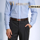 VI-ERUODIS【奢品】2025新款男士皮带自动扣头层牛皮真皮商务腰带男【礼物】 925银红玛瑙 咖色 105cm