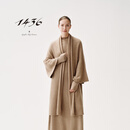 1436 Undyed 2025年秋冬新品羊绒女斗篷 小麦驼 M
