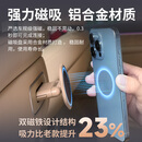 潮派精灵适用华为问界M8魔吸接口支架M7M9智界R7享界手机平板后排磁吸扩展 第三代铝合金磁吸接口支架（琥珀棕）1个装