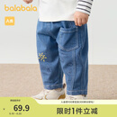 巴拉巴拉宝宝裤子男童休闲裤牛仔裤秋装时尚200324108105