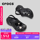 卡骆驰crocs经典云朵老爹鞋洞洞鞋时尚百搭女鞋拖鞋一脚蹬|206750 黑色-001(含智必星) 36 /37(230mm)