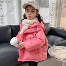 富罗迷（follow me）女童羽绒服冬季2025新款新款宝宝冬装上衣洋气儿童白鸭绒加厚外套 粉色 90 cm