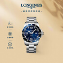 浪琴（LONGINES）瑞士手表 康卡斯潜水系列 机械钢带男表L38414966