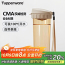 特百惠（Tupperware）茶韵500ML塑料杯男女士学生夏季运动水杯子户外便携大容量 奶茶棕