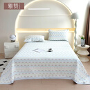 雅赞纱布四季床单软席A类母婴纯棉亲子成人床透气 经典跑兔220*240cm