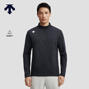 DESCENTE迪桑特TRAINING系列运动健身吸湿速干男士长袖针织衫 BK-黑色 XL (180/100A)