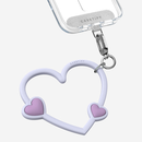 CASETIFY 【全新上市】心形手机腕带 适用于iPhone全系列手机配件 多功能手机挂环腕带 柔紫爱心